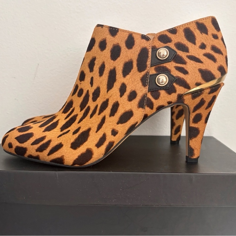 Mob Wife Aesthetic Leopard Pony Hair Stiletto Boots